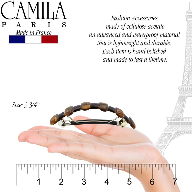 Camila Paris MP802 French Hair Barrette Clip for Girls for Thick Curly Wavy Long Hair, Strong Hold Grip Hair Clips for Women, Automatic, No Slip Durable Styling Girls Hair Accessories, Made in France - Image 3